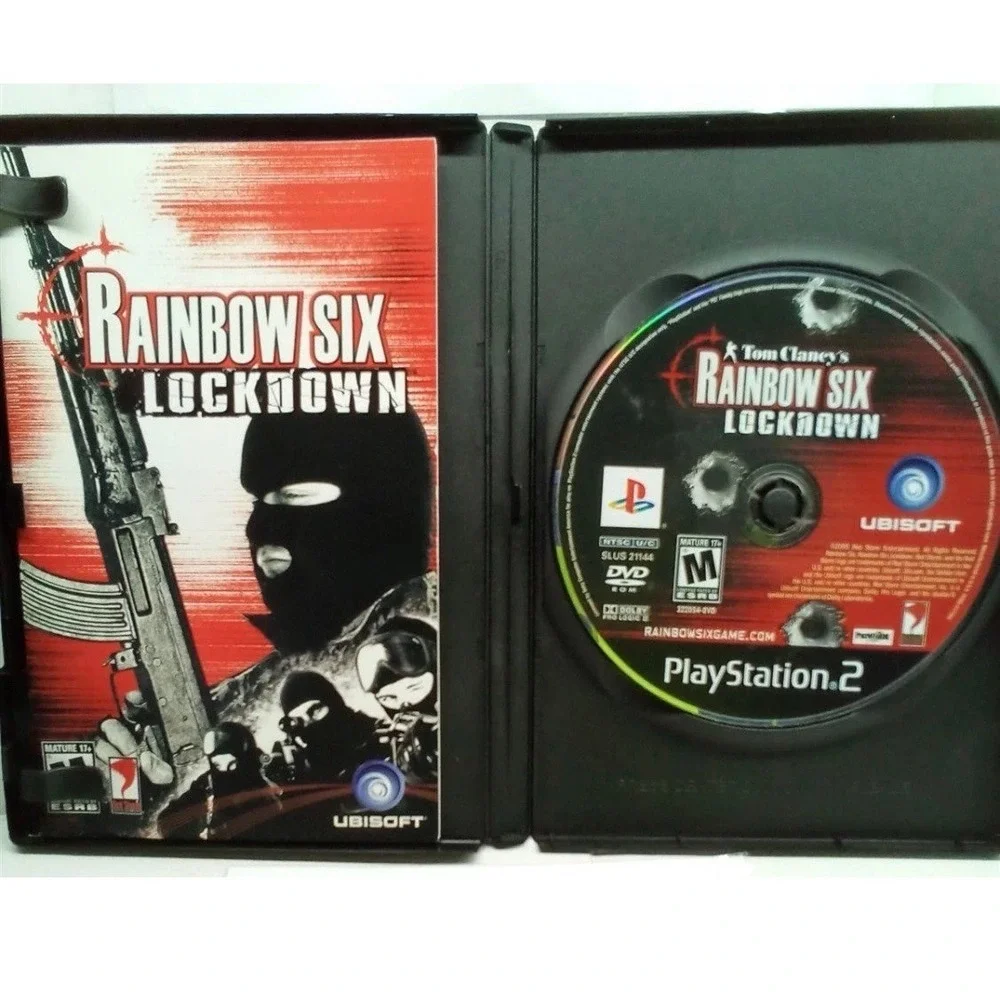 Tom Clancy's Rainbow Six: Lockdown (PlayStation 2, 2005) Complete Tested Working